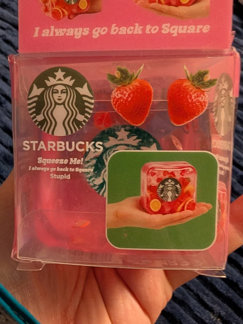 Starbucks Pink Drink Ice Cube Collectible